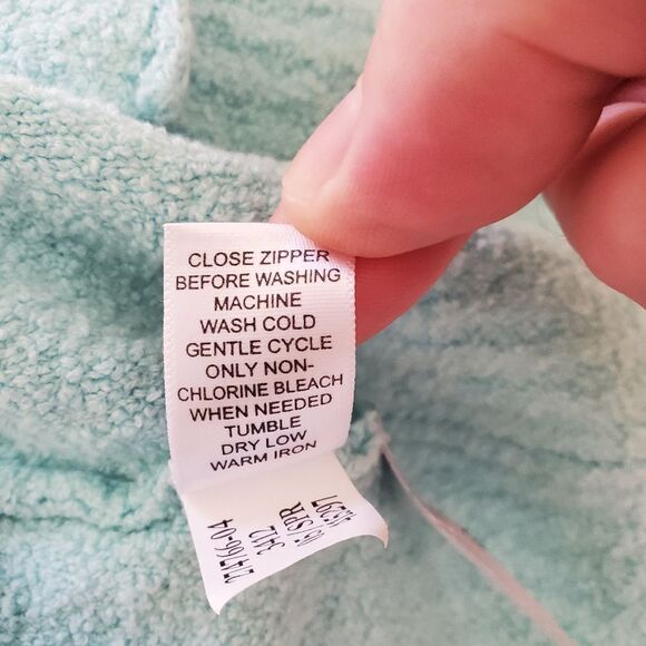 Banana Republic Terry Cloth Turtleneck Jacket Sz Sm - Picture 12 of 12